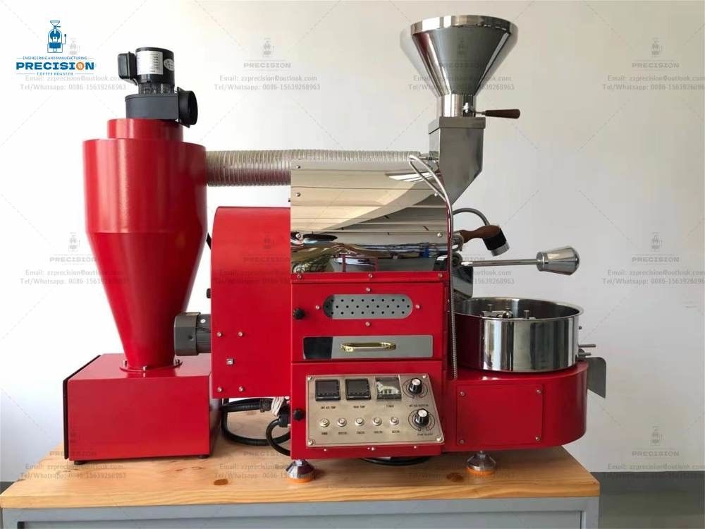 Testeur de café programmable de 1 kg couleur rouge Temps de torréfaction 12-15 minutes