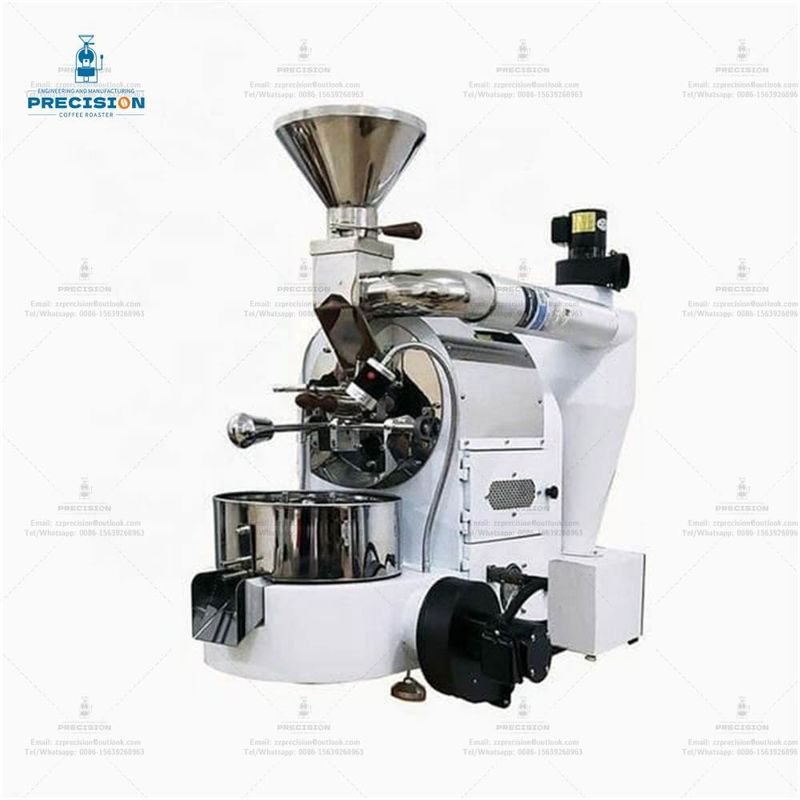 Personnaliser la couleur Petits torréfacteurs de café blanc 1 kg Double couche 316 en acier inoxydable de qualité alimentaire
