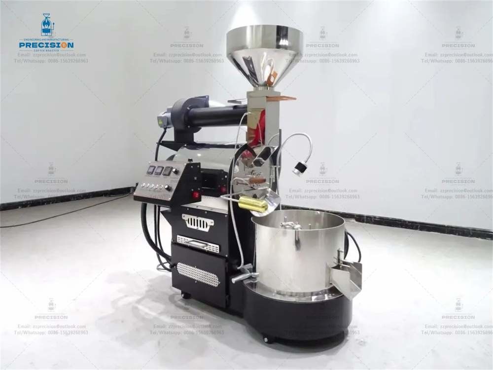 Testeur de café à tambour électrique Testeurs de café en acier inoxydable avec certification CE
