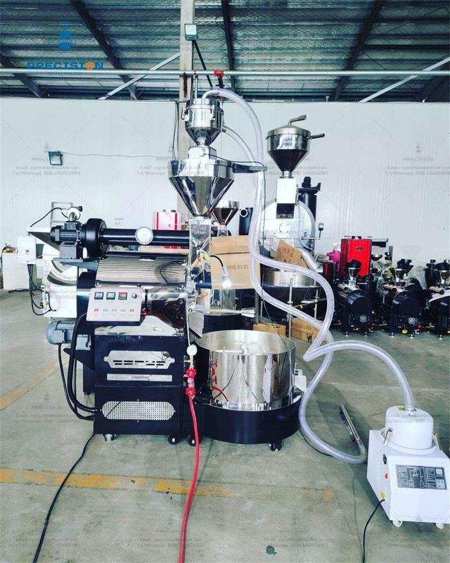 Bon prix 2024 Nouveau PLC gaz électrique machine à rôtir du café 6kg 12kg 15kg cafetière