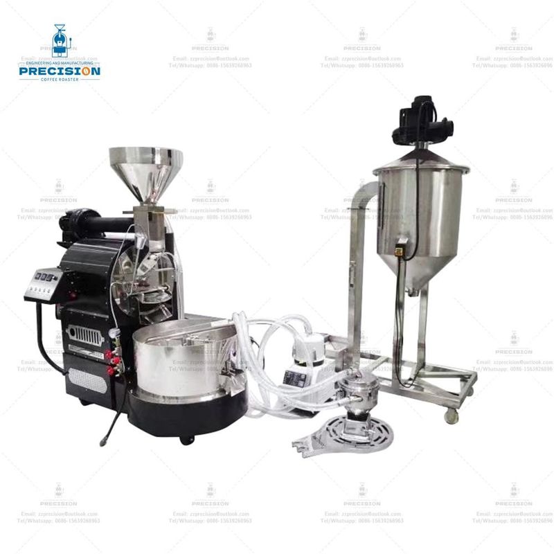 Bon prix 2024 Nouveau PLC gaz électrique machine à rôtir du café 6kg 12kg 15kg cafetière