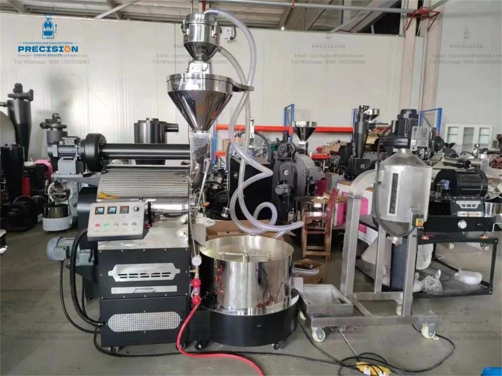 Facile à utiliser Machines de torréfaction de café commerciales Type de chauffage électrique complet