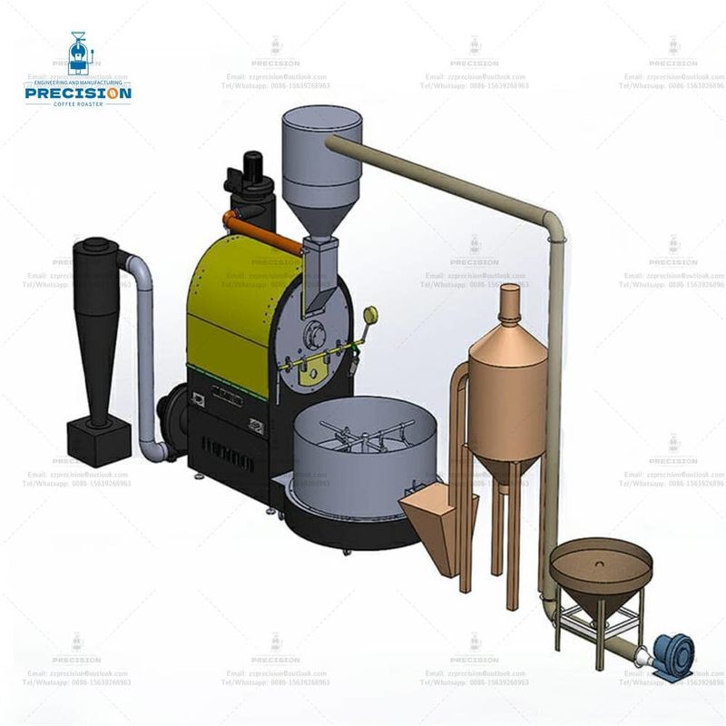 Machine de torréfaction industrielle pour la production à grande échelle