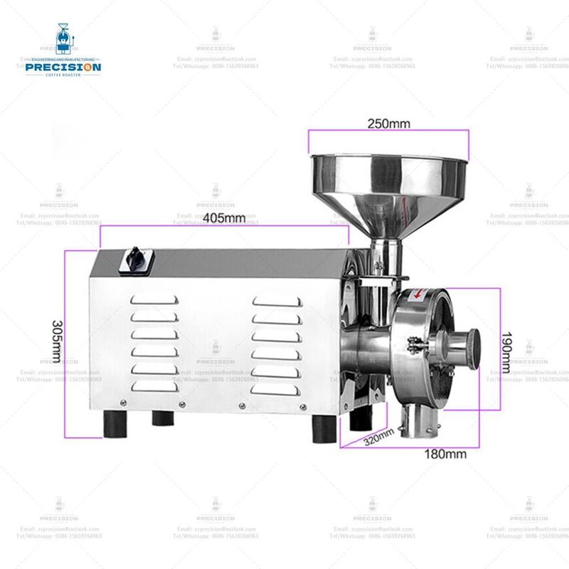 Testeuse de café électrique et broyeuse 30-50 kg/h Testeuse de noix pour la maison