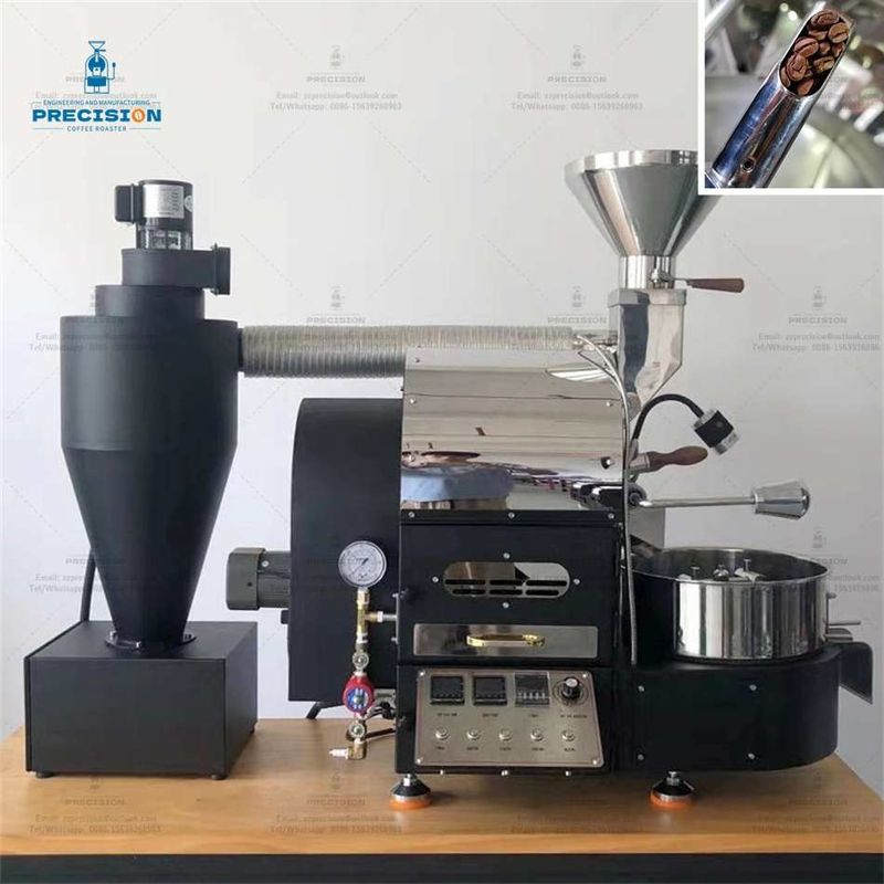 Torréfacteur à gaz 200-2500g/ lot Torréfacteur de grains de café avec 1-2 minutes de temps de refroidissement