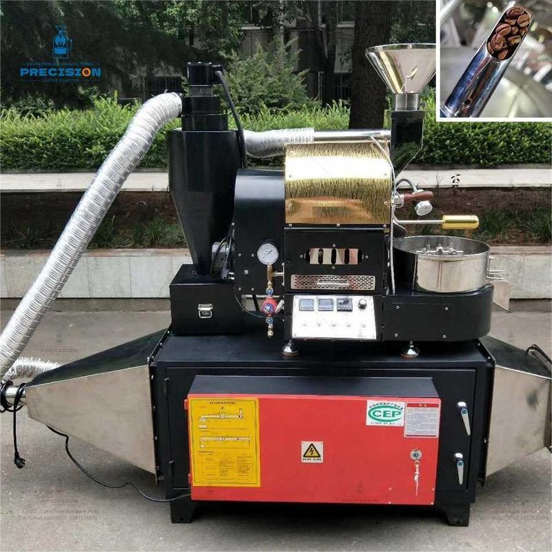 Torréfacteur à gaz 200-2500g/ lot Torréfacteur de grains de café avec 1-2 minutes de temps de refroidissement