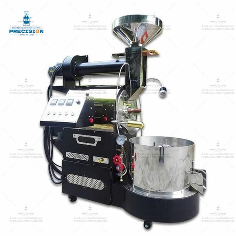 Torréfacteur de café commercial de 3 kg avec 316 tambours en acier inoxydable Torréfaction 200-3500g par lot