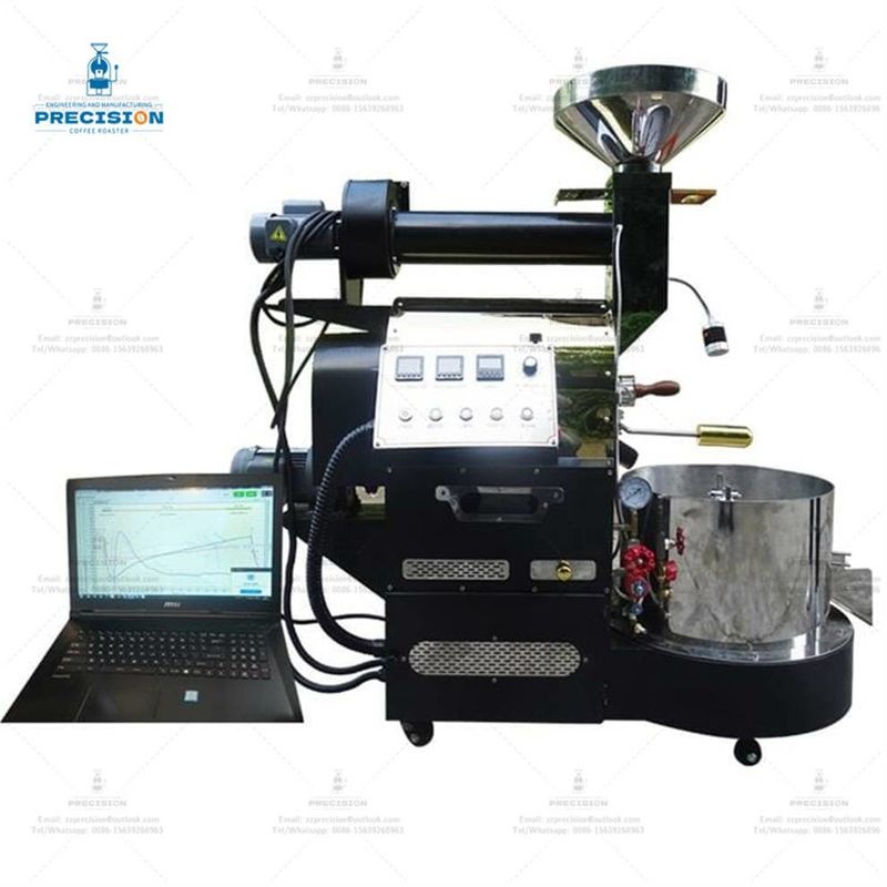 Torréfacteur de café commercial de 3 kg avec 316 tambours en acier inoxydable Torréfaction 200-3500g par lot