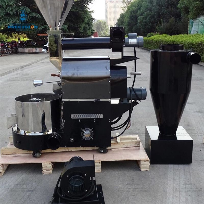Machine de torréfaction de café en acier inoxydable électrique et à gaz Couleur personnalisée du corps