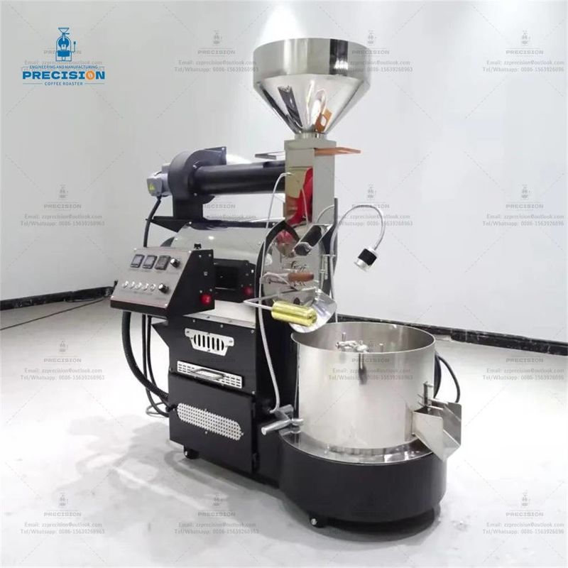 Machine de torréfaction de café de type gaz électrique en acier inoxydable 5kg 10kg 15kg Torréfacteur de café