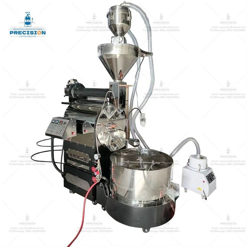 Manuel à gaz électrique maison industrielle 6kg 5kg 3kg 2kg petite machine à torréfaction d'échantillons