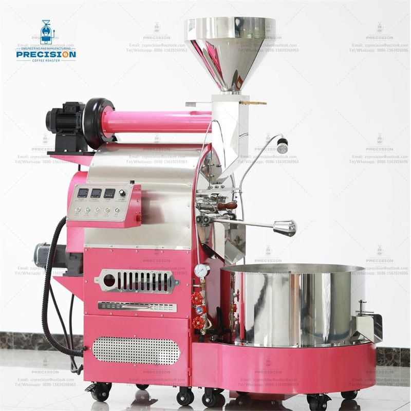 Machine à rôtir à plusieurs brûleurs en acier inoxydable à double couche 5 kg 10 kg 15 kg