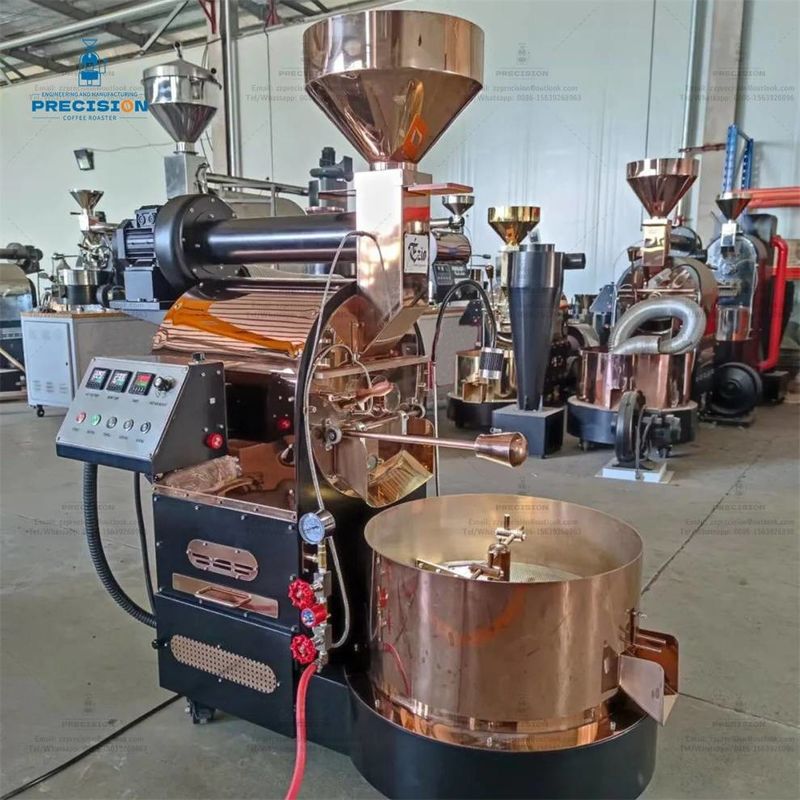 Commercial électrique manuel maison T6Kg 5Kg 3Kg 2Kg machine de torréfaction d'échantillons de grains de café torréfacteur