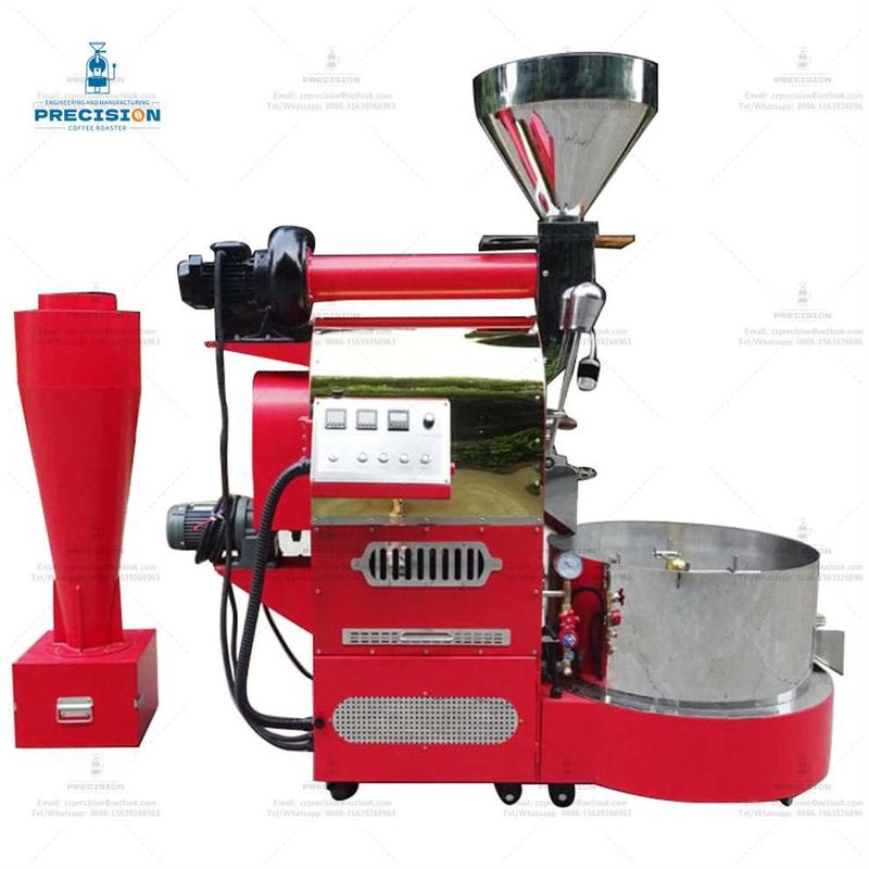 Machine à torréfaction de grains de café à domicile de 6 kg avec plusieurs types de chauffage