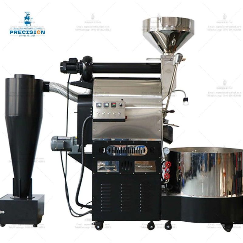 Automatique industriel commercial 20 kg 30 kg 60 kg Multi brûleur infrarouge gaz électrique Café Noix machine à rôtir les grains de café