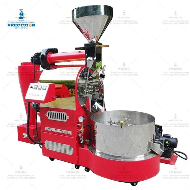 Multi brûleur électrique à gaz 2kg 3kg 6kg 12kg torréfacteur de grains de café Giesen machine de torréfaction de café commerciale pour la maison et la torréfaction