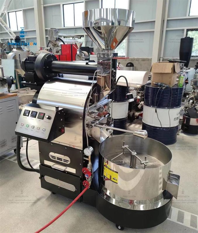 Machine de torréfaction de café commerciale à gaz industriel électrique 2 kg 3 kg 6 kg