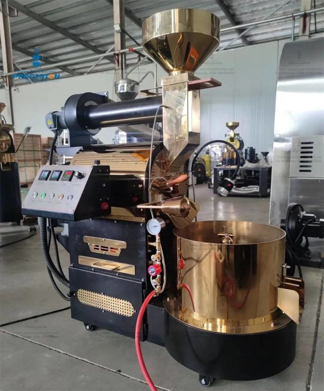 Maison commerciale 2kg 3kg 6kg machine électrique torréfacteur de café pour torréfaction machine à café à gaz